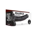 RealRock - Wibrator - dildo z jądrami na pasku 18 cm RealRock by Shots