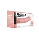 RealRock - Dildo wibrujące StrapOn z jądrami 18 cm