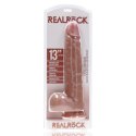 RealRock - Extra duże realistyczne dildo z jądrami 33 cm