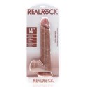 RealRock - Extra duże realistyczne dildo z jądrami 35,5 cm RealRock by Shots