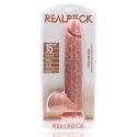 RealRock by Shots RealRock - Extra duże realistyczne dildo z jądrami 38 cm