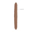 RealRock - Podwójne wygięte dildo mega długie 36cm