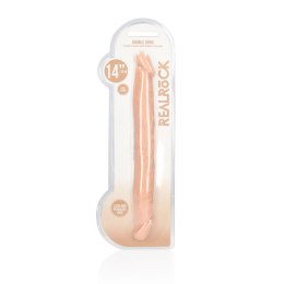 RealRock - Podwójne wygięte dildo mega długie 36cm