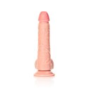 RealRock by Shots RealRock - Proste realistyczne dildo z jądrami i przyssawką 20,5 cm