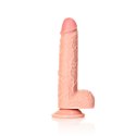 RealRock by Shots RealRock - Proste realistyczne dildo z jądrami i przyssawką 20,5 cm