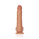 RealRock - Proste realistyczne dildo z jądrami i przyssawką 25,5 cm