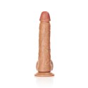 RealRock - Proste realistyczne dildo z jądrami i przyssawką 28 cm