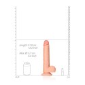 RealRock by Shots RealRock - Proste realistyczne dildo z jądrami i przyssawką 28 cm