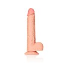 RealRock by Shots RealRock - Proste realistyczne dildo z jądrami i przyssawką 28 cm