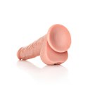 RealRock by Shots RealRock - Proste realistyczne dildo z jądrami i przyssawką 30,5 cm