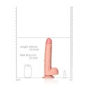 RealRock by Shots RealRock - Proste realistyczne dildo z jądrami i przyssawką 30,5 cm