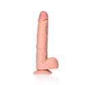 RealRock by Shots RealRock - Proste realistyczne dildo z jądrami i przyssawką 30,5 cm