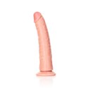 RealRock - Cienkie realistyczne dildo z przyssawką 18 cm