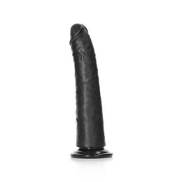 RealRock - Cienkie realistyczne dildo z przyssawką 18 cm