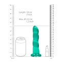 RealRock - Dildo z przyssawką karbowane 17 cm