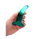 RealRock - Dildo z przyssawką zakrzywione 11,5 cm