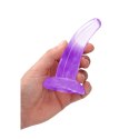 RealRock - Dildo z przyssawką zakrzywione 11,5 cm RealRock by Shots