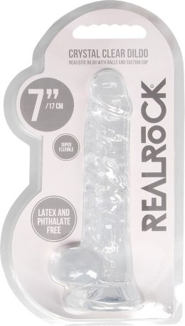 RealRock by Shots RealRock - Realistyczne dildo z jądrami 18 cm