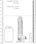 RealRock - Realistyczne dildo z jądrami 18 cm RealRock by Shots