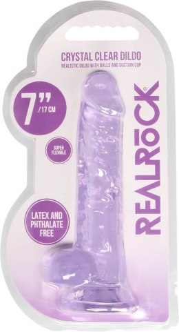 RealRock - Realistyczne dildo z jądrami 18 cm