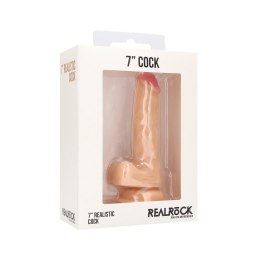 RealRock - Realistyczne dildo z jądrami 18 cm