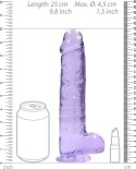 RealRock - Realistyczne dildo z jądrami 23 cm