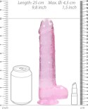 RealRock - Realistyczne dildo z jądrami 23 cm