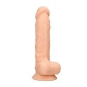 RealRock - Silikonowe dildo z jądrami 18 cm