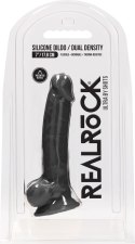 RealRock - Silikonowe dildo z jądrami 18 cm