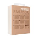 RealRock - Wibrujące realistyczne dildo z jądrami 18 cm