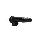 RealRock - Wibrujące realistyczne dildo z jądrami 20 cm