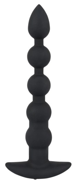 Wibracyjny Korek Analny Koraliki - Black Velvets