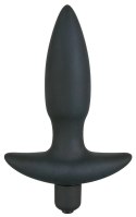 Wibrująca Wtyczka Analna Z Uchwytem Mała(13cm) - Black Velvets Black Velvets