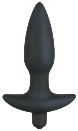 Wibrująca Wtyczka Analna Z Uchwytem Średnia(15cm) - Black Velvets Black Velvets