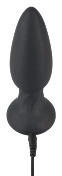 Black Velvets - Wibrujący Korek Analny Z Pilotem 14 cm Czarny