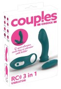 Couples Choice - Zestaw Dla Par Wibrator Do Punktu-G I Pierścień Na Penisa Z Pilotem