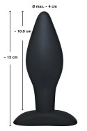 Silikonowy Korek Analny Duży(12cm) - Black Velvets Black Velvets