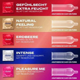 Durex Love Mix Pack - Prezerwatywy 5x8 Różnych Rodzajów Gumek