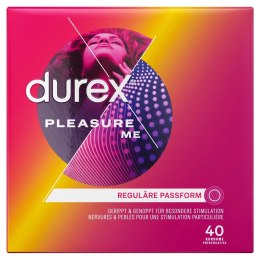 Durex Durex Pleasure Me - Prezerwatywy Z Rowkami Do Stymulacji 40 szt