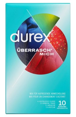 Durex Durex Überrasch' Mich x 10 - 10 szt Prezerwatyw Różne Rodzaje