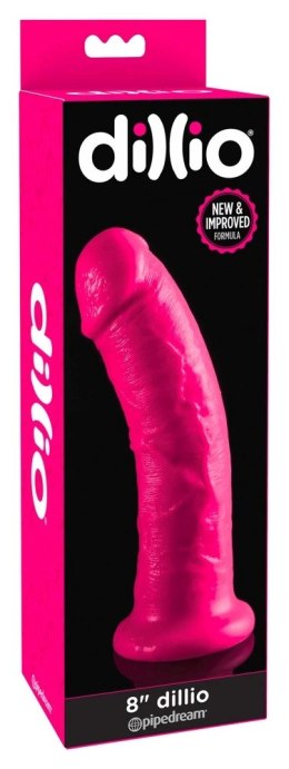 Dillio - Realistyczne Naturalne Dildo Różowe 21cm