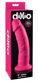 Dillio Dillio - Realistyczne Naturalne Dildo Różowe 23cm