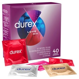 Durex - 40 Prezerwatyw Love Mix 5 Różnych Odmian