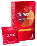 Durex - Duże Prezerwatywy Na Bazie Silikonu Ze Smoczkiem gefühlsecht extra larg8 8szt