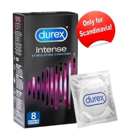 Durex Intense - Prezerwatywy Z Żeberkami 8szt