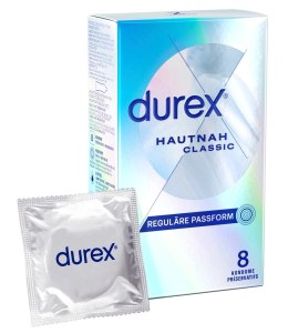 Durex - Najcieńsze Prezerwatywy Lateksowe Hautnah Classic 8 szt