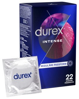 Durex Durex - Prążkowane Prezerwatywy Miętowe Intense Orgasmic 22 szt