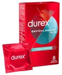 Durex - Prezerwatywy Pokryte Lubrykantem Ze Smoczkiem Gefühlsecht Slim Fit 8 szt