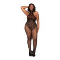 Dreamgirl Dreamgirl - Bodystocking z rajstopami - plus size