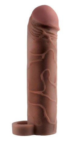 Fantasy X-Tensions - Nakładka Na Penisa 33% Większy Penis +5.1cm Brąz 19cm